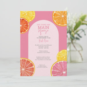 Sie fand ihr Haupt-Squeeze-Brautparty Einladung