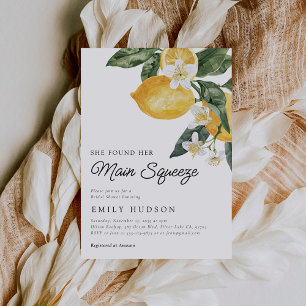 Sie fand ihr Haupt-Squeeze-Brautparty Einladung