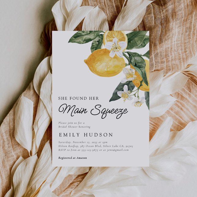 Sie fand ihr Haupt-Squeeze-Brautparty Einladung (Von Creator hochgeladen)