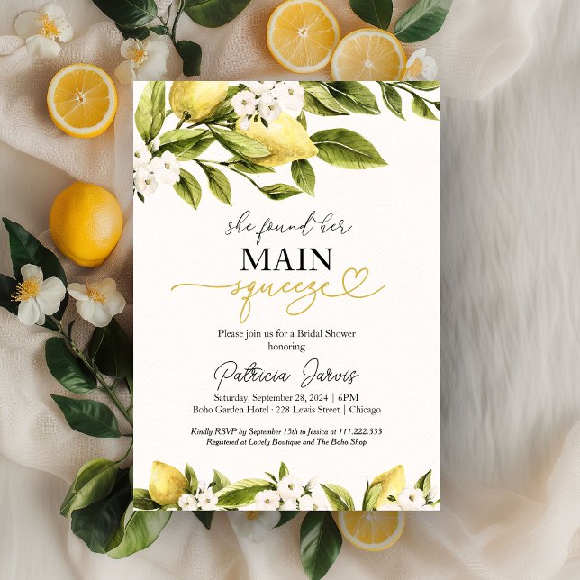 Sie fand ihr Haupt-Squeeze-Brautparty Einladung (Von Creator hochgeladen)