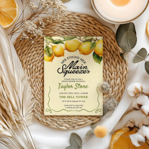 Sie fand ihr Haupt-Squeeze-Brautparty Einladung