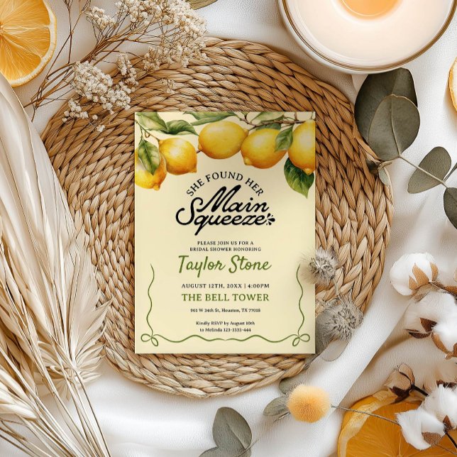Sie fand ihr Haupt-Squeeze-Brautparty Einladung (Von Creator hochgeladen)