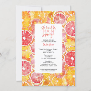 Sie fand ihr Haupt-Squeeze-Brautparty Einladung