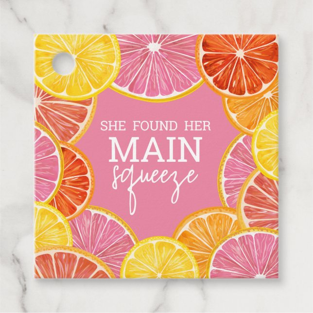 Sie fand ihr Haupt-Squeeze-Brautparty Geschenkanhänger (Vorderseite)