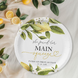 Sie fand ihr Haupt-Squeeze-Brautparty Pappteller