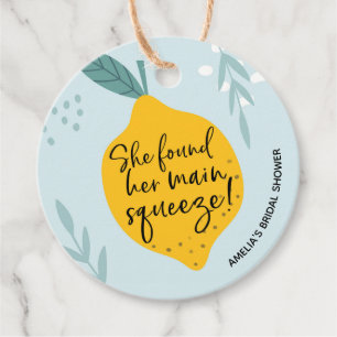 Sie fand ihr Haupt Squeeze Fun Brautparty Geschenkanhänger