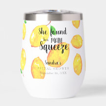 Sie fand ihr Haupt-Squeeze-Lemon-Brautparty