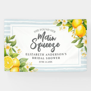 Sie fand ihr Haupt Squeeze Lemon Brautparty Banner