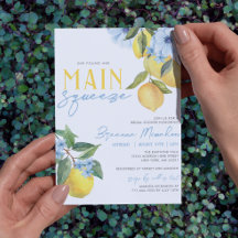 Sie fand ihr Haupt Squeeze Lemon Brautparty