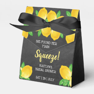 Sie fand ihr Haupt Squeeze Lemon Brautparty Geschenkschachtel