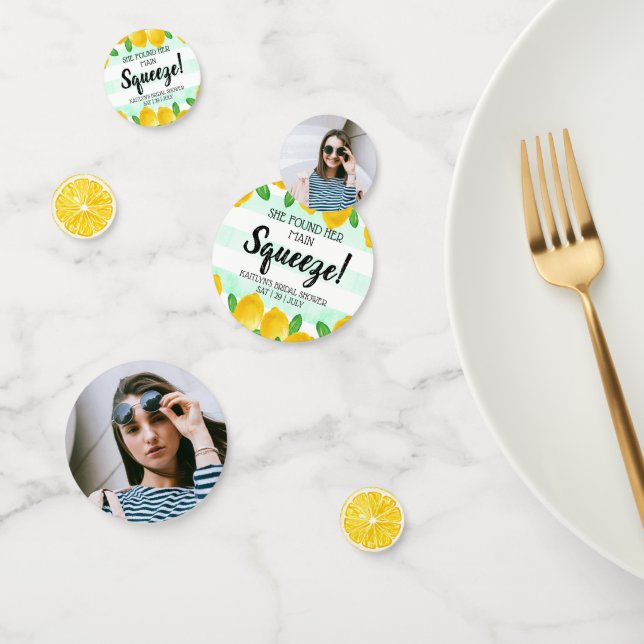 Sie fand ihr Haupt Squeeze Lemon Brautparty Konfetti (Gruppe)