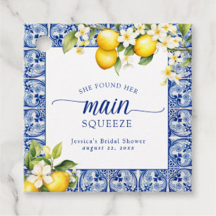 Sie fand ihr Haupt-Squeeze-Lemons-Brautparty Geschenkanhänger