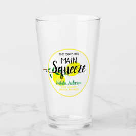 Sie fand ihr Haupt-Squeeze-Lemons-Brautparty Glas