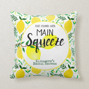 Sie fand ihr Haupt-Squeeze-Lemons-Brautparty Kissen