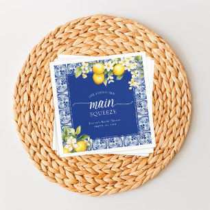 Sie fand ihr Haupt-Squeeze-Lemons-Brautparty Serviette