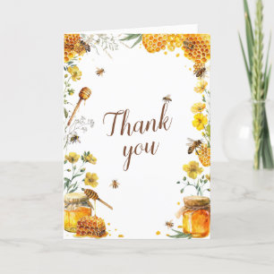 Sie fand ihr Honey-Brautparty Dankeskarte