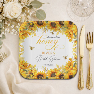 Sie fand ihr Honey-Brautparty Pappteller