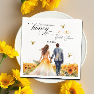 Sie fand ihr Honey-Brautparty Serviette