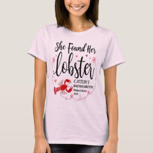 Sie fand ihr Hummer benutzerdefiniertes Junggesell T-Shirt