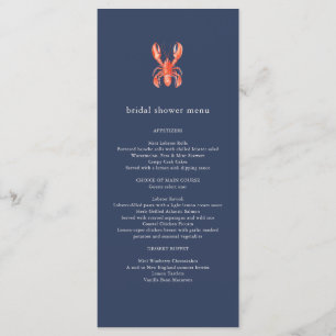 Sie fand ihr Maine Squeeze Coastal Lobster Menü Menükarte
