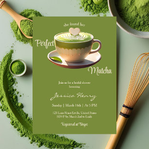 Sie fand ihr perfektes Matcha-Brautparty Einladung