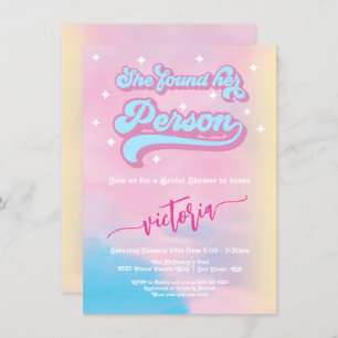 Sie fand ihr Person Pop Star Disco Party Einladung