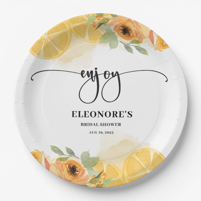 Sie fand ihr Squeeze-Brautparty Pappteller (Vorderseite)