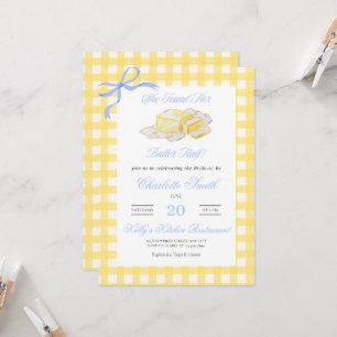 Sie fand ihre Butter Hochzeitseinladung zur Hälfte Einladung