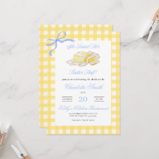 Sie fand ihre Butter Hochzeitseinladung zur Hälfte Einladung