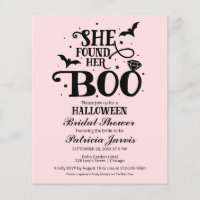 Sie fand ihre Einladungen zum Boo-Brautparty
