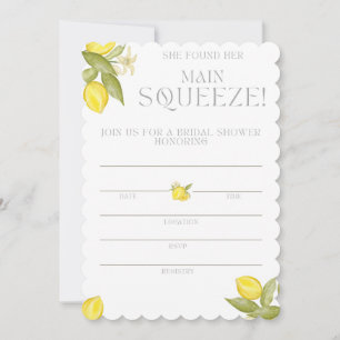 Sie fand ihre Haupt Squeeze Brautparty Invitati Einladung