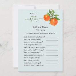 Sie fand ihre Haupt-Squeeze Dusche Trivia Spiele Einladung