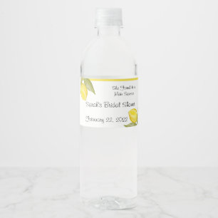 Sie fand ihre Hauptpresse, eine maßgeschneiderte W Wasserflaschenetikett
