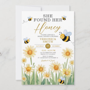 Sie fand ihre Honey Bride zu Bee Brautparty Einladung