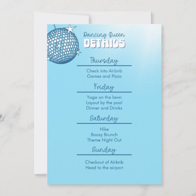 Sie fand ihre Honey Honey Bachelorette Einladung (Rückseite)