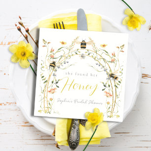 Sie fand ihre Honey Wildflower Brautparty Serviette