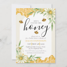 Sie fand ihre Honig-Arch-Daisy-Biene-Brautjunggese