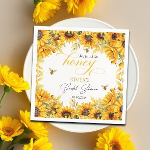 Sie fand ihre Honig-Junggesellinnen-Abschiedsparty Serviette