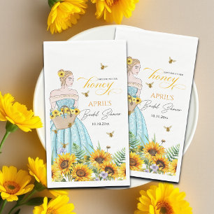 Sie fand ihre Honig-Junggesellinnen-Abschiedsparty Serviette