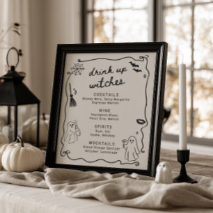 Sie fand ihre knöchelartigen Halloween-Brautparty- Poster