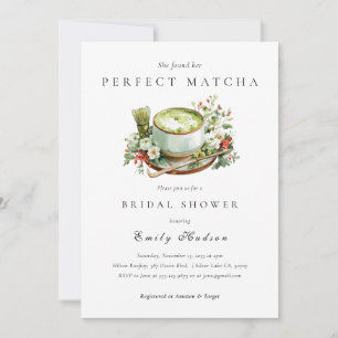 Sie fand ihre perfekte Matcha-Brautparty Einladung