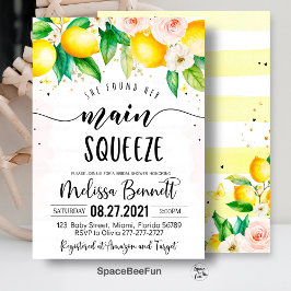 Sie fand ihre wichtigsten Squeeze-Brautparty-Einla Einladung