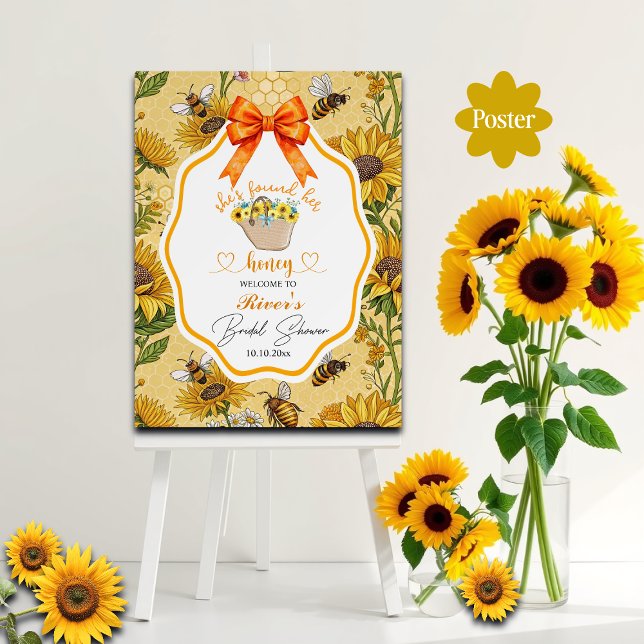 Sie fand ihren Brautparty "Willkommen" Poster (Von Creator hochgeladen)
