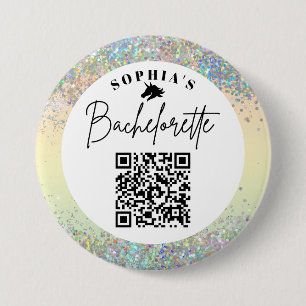 Sie fand ihren Einhorn-Junggesellinnenabschied-QR- Button