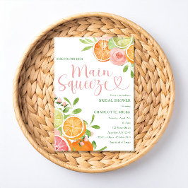 Sie fand ihren Hauptbräutigam Citrus-Junggesellinn Einladung