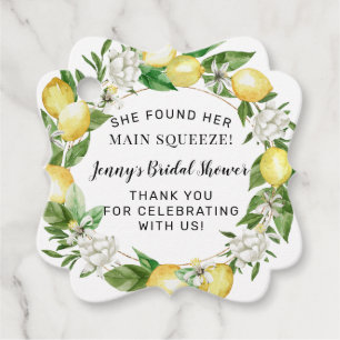 Sie fand ihren Hauptbräutigam Lemon Brautparty  Geschenkanhänger