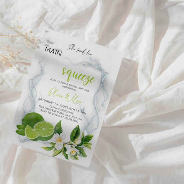Sie fand ihren Hauptpresse | Citrus Brautparty Einladung (Von Creator hochgeladen)