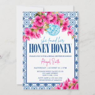 Sie fand ihren HONEY HONEY Brautparty-Shower Einladung