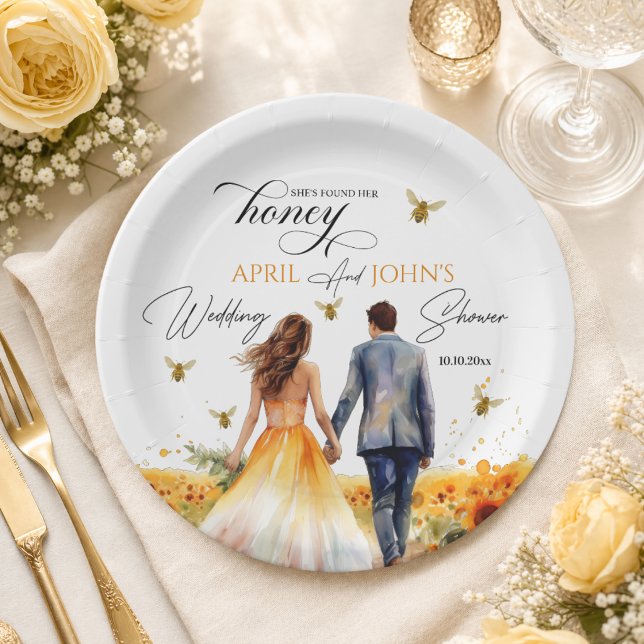 Sie fand ihren Honey-Polterabend Pappteller (Von Creator hochgeladen)