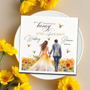 Sie fand ihren Honey-Polterabend Serviette